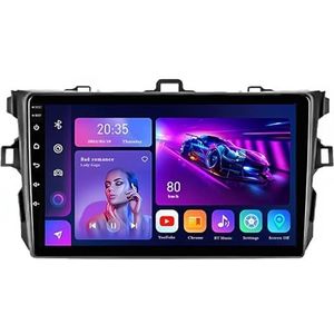 9"" 2 DIN Android 14 Autoradio Stereo voor Toyota Corolla E140/150 2007-2013 met draadloze CarPlay Backup Camera Stuurwielbediening GPS Navigatie Bluetooth(L200(4+32G))