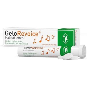 GeloRevoice Halstabletten Grapefruit-Menthol, 20 st. Tabletten