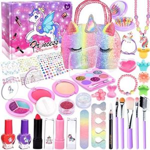 GUHAOOL - Meisjes Make-upset - 36-delig - Wasbaar - Kindermake-upset voor Meisjes 5-10 Jaar