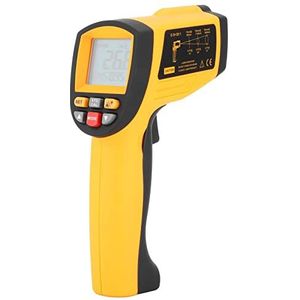 Temperatuurmeter, IR-thermometer LCD-scherm met achtergrondverlichting Handheld Veilig te gebruiken met gereedschapskist voor industrie voor werkplaats