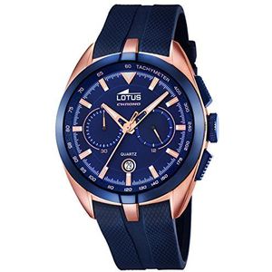 Lotus heren chronograaf kwarts horloge met plastic armband 18190/2