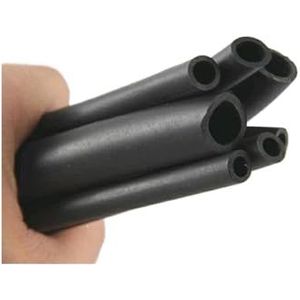 Zwarte nitrilrubber brandstofbuis benzine dieselolie NBR lijnslang pijp zachte slang olie, slijtage, zuur en alkali bestendig voor motorfietsen, auto's (3 meter, 8 x 14 mm)