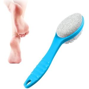 Betterfou Pumice Stone Foot Brush Body Brush met handvat (blauw)