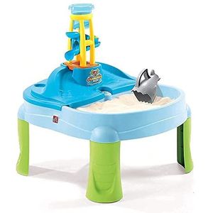 Step2 Zand & Watertafel Splash & Scoop Bay met 5 accessoires | Waterspeelgoed voor kinderen | Activiteitentafel / Zandtafel voor de tuin