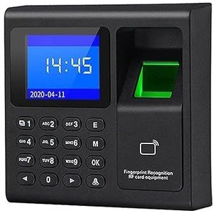 Inklokken in Machine, 1000 gebruikers biometrische vingerafdrukscanner RFID EM-toegangscontrolesysteem for fabriekskantoor USB-tijdregistratie-aanwezigheidsmachine Kantoorponsklok