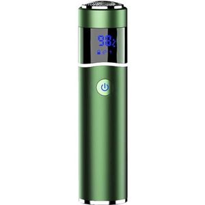 Draagbaar oplaadbaar scheermes voor mannen - droog/nat baardstylingscheerapparaat, verwijderbaar en duurzaam plastic verzorgingsgereedschap