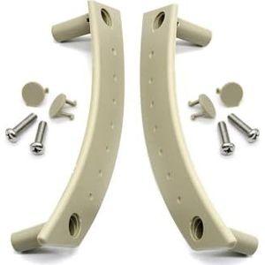 Deurgreep 1/2 STUKS Auto Linker of Rechter Binnendeur Trekhendel Beschermhoes Vervanging Voor VW 1998-2010 Deurgrepen binne(Beige 2PCS)
