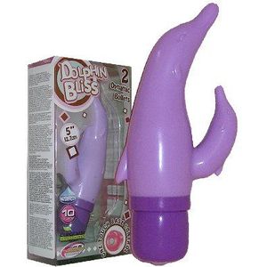 NMC Dolphin Bliss Loveclone 10 Multi-Speed Vibrator, 12,5 cm, Paars