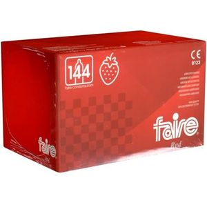 FAIRE CONDOOMS RED STRAWBERRY 144 ST