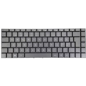 Laptoptoetsenbord voor MB3181002 XK-HS157 F0005-002 Duits GR zonder achtergrondverlichting frame zwart/grijs(Nordic NE Gray)
