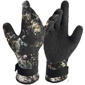Wetsuit Handschoenen Duikhandschoenen 3 mm/5 mm met gesp riem spearfishing handschoenen voor duiken, snorkelen vissen water sport handschoenen zwemmen handschoenen (kleur: 3 mm handschoenen, maat: XL