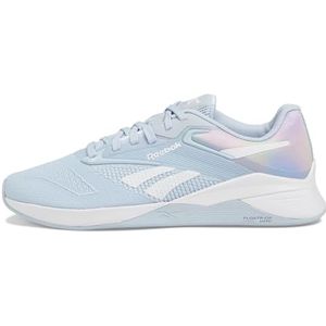 Reebok Nano X4 Sneaker voor dames, Lichtblauw Schoeisel Wit Lichtblauw, 38 EU