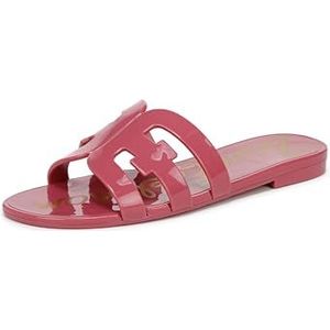 Sam Edelman Women's Bay Jelly Flat Sandal, Summer Rose, 6
