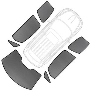 Autozonneschermen Magnetische Auto Zijruit Zonnescherm Mesh Zonnescherm Voor Audi A4 Sedan B7 2006-2009 Auto Zonnescherm (Color : 7pcs)