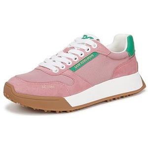Sam Edelman Layla Sneaker voor dames, Bubblegum Roze Groene Tuin, 36 EU