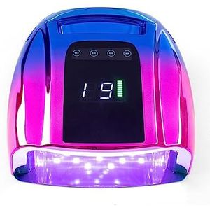 UV-nagellamp, LED UV-nagellamp Oplaadbare nagellamp met handvat Draadloze gelpolijstmachine LED-nagellamp Draadloze manicure UV-LED-lamp(A)