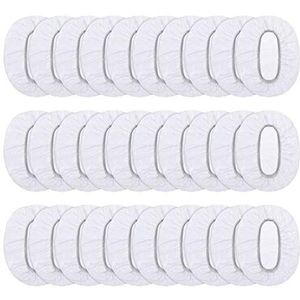 100 stuks doorzichtige wegwerpbare oorbeschermers, waterdichte oorhoezen voor haarverf, douche, baden