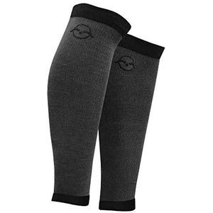 Rathmoor Merino Wol Compressie Kuitmouwen (Zwart/Grijs, Klein/Medium (12-16""/30-41cm))