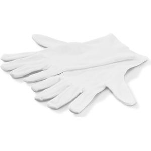 Hama Katoenen handschoenen, T M, 1 paar, wit