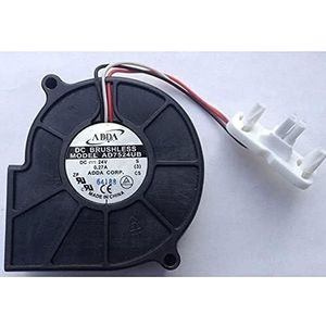 For - CPU Cooler with Double Ball Bearing Design AD7524UB 7530 7CM 24VDC Blower Fan LMNCBVYA