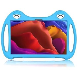 Silicon Kids Case voor Lenovo YOGA Pad 11 Tablet PC Funda Cover voor Yoga Tab 11 YT-J706F Tablet Verstelbare Folding Stand Cover (Color : Blue)