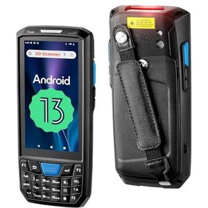 MUNBYN 2025 Android 13 Handheld Scanner, Android Barcode Scanner, 4GB+64GB, Uitgerust met N6703 1D & 2D QR Barcode Scan Engine, IP66 voor Magazijn & Logistiek, 035Pro