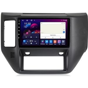 Android 14 GPS Navigation Stereo voor Nissan Patrol 2004-2021 9 Inch 2 Din Car Stereo Radio met CarPlay AHD Omgekeerd beeld Bedieningselementen op het stuur Bluetooth(B,S1 1G+32G)