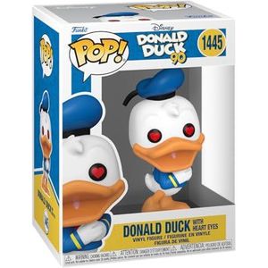 Funko Disney: Donald Duck 90th Donald Duck (Heart Eyes) - Vinylfiguur voor verzamelaars - cadeau-idee - officiële merchandise - speelgoed voor kinderen en volwassenen - tv-fans - modelfiguur voor