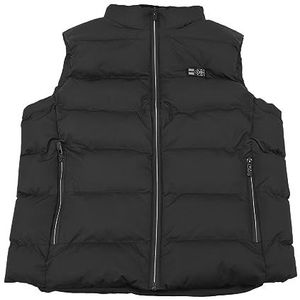 Verwarmd Vest, 15 Zones 5V Winterverwarmd Vest Digitaal Display Continue Oververhittingsbeveiliging Kortsluitbeveiliging met Ritssluiting Om Te Vissen (XL)