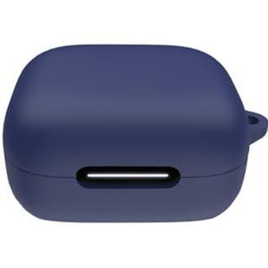 Hoofdtelefoon Siliconen Case voor Soundcore P30i Drop-proof Stofdichte Oortelefoon Beschermhoes (donkerblauw)