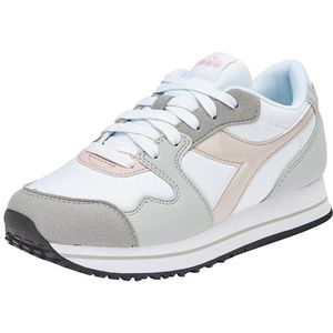 Diadora Skyler Platform Wn Gymschoenen voor dames, wit/violet tulle, 41 EU, Witte paarse tule, 41 EU