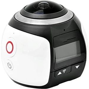 360 graden panoramische sporten DV WiFi Sports Camera Draagbaar Waterdicht(Color:Nero)