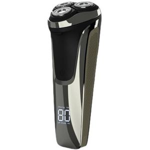 - Mild en niet-irriterend voor de poriën 3D Floating Head elektrisch oplaadbaar scheerapparaat for heren - nat/droog gebruik, snel opladen en scheren - Kan als cadeau gegeven worden