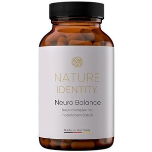 Neuro Balance Neuro Matrix met ginkgo biloba, salicine, bosbessenextract en actieve B-vitaminen, 120 veganistische capsules voor 2 maanden, Made in Germany