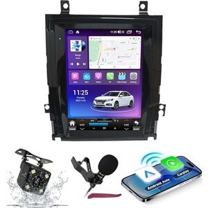Android 14 Autoradio Navi voor C-adillac Escalade GMT900 SLS (2007-2012) 9.7 ""Vertical Screen Multimedia Player met Carplay GPS-navigatie Bluetooth 5.0 HIFI FM-radio 5G-WiFi SWC,M600s