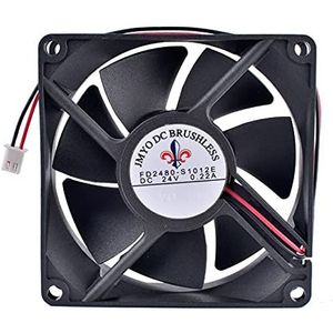 FD2480-S1012E 8025 80mm fan 24V 0.22A Large air volume inverter cooling fan