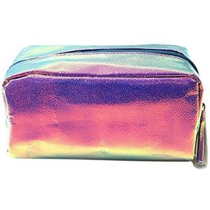 Hologram Ritssluiting Make-up Buidelzak Koppeling Reizen Potlood Muntverandering Organizer Tas voor Vrouwen Large Groen