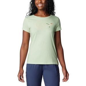 Columbia Daisy Days T-shirt met korte mouwen voor dames, Salieblad Heide/Fancy Flyer, XL