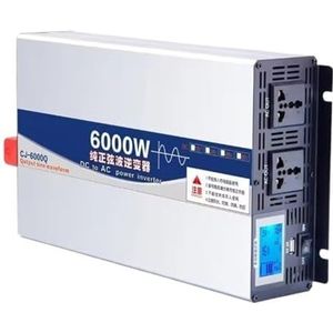 Spanningsomvormer Voor Thuis En Camper 12V 24V 48V 60V Tot 110V 220V 6000W 8000W 12000W Zuivere Sinusomvormer Zonne-autolader Voeding Omvormer(72V,220V-240(50HZ),6000W)
