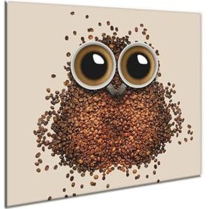 CTC-Trade afdekplaten voor fornuis, 80 x 52 cm, keramische kookplaat, afdekking, glas, spatbescherming, afdekplaat, glasplaat, fornuis, afdekking voor keramische kookplaat, natuurlijk zwart