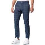 JEFF Broek ' Tate '  navy / grijs