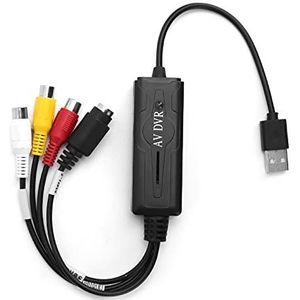USB 2.0 Video Digital Converter Audio Video Acquisition Card Adapter voor NTSC/PAL/SECAM, Ondersteuning voor WIN10