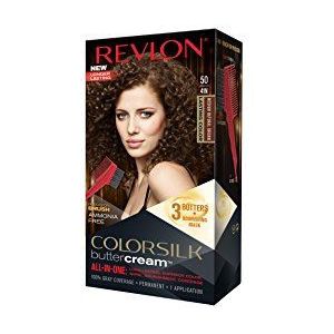 Revlon Luxurious Colorsilk botercrème haarkleur 126,8 ml - 50/41N medium natuurbruin