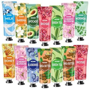 Handcrème met natuurlijke plantengeur voor droge werkende handen, vochtinbrengende handverzorgingscrème reiscadeauset met natuurlijke sheaboter en aloë voor mannen en vrouwen, reismaat, handlotion, 30