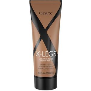 Onyx X-Legs Ultra Dark Bruiningsversneller - Solarium Crème met Haargroeiremmer & Anti-Cellulitis Olie