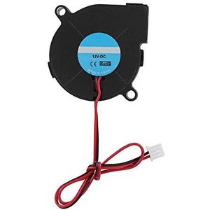 Tangxi DIY-accessoires Blower Fan 5015 12 V Turbo Fan 50 * 50 * 15 mm / 1.9 * 1.9 * 0.5 inch Brower Fan 25dBA voor 3D-printer (12V zwart)