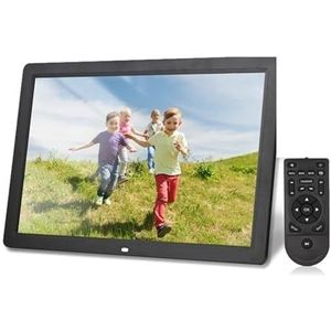 17in LED Digitale Fotolijst 1080P Hoge Resolutie Elektronische Fotolijst MP3 MP4 Videospeler Kalender Afstandsbediening Eenvoudig delen