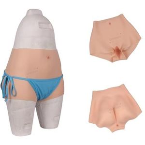 Color 1,M,XZZXQNB Crossdresser siliconen nep vagina slipje Butt Shaper controle shorts man-vrouw boxershorts voor transgender