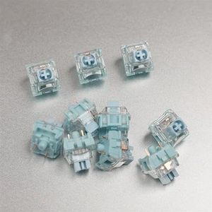 SXFSFEF 10-Pack 3 Pin 42g Tactiele BLUISH WIT SMD Schakelaars Voor MX Mechanische Toetsenbord