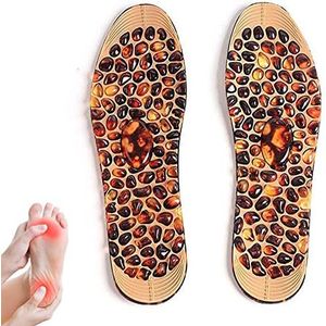 jalkahierontatyynyt, acupressuur reflexologie inlegzolen for dames/heren, voetmassage apparaat, anti-zweet schoenen, inlegzolen(35 40)